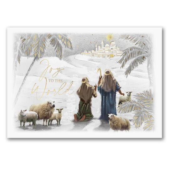 Shepherd Joy Folded Holiday Cards
